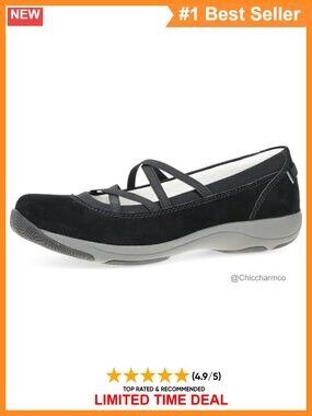 Harper Mary Jane Sneaker Suede Slip-On Walking Shoe Cushioned Arch Support